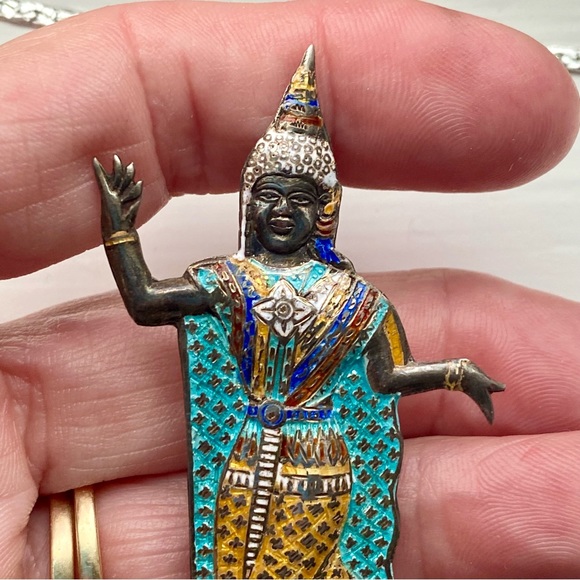 Sterling figure pendant - Picture 2 of 11